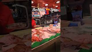 La Boqueria Food Market travel spain food [upl. by Ailad257]