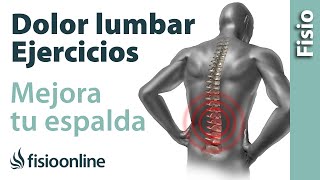 ¿Dolor lumbar Mejora tu espalda con este ejercicio [upl. by Silloh]