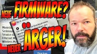 🔥🔥🔥 WARNUNG 🔥🔥🔥 neues HP Firmware Update blockiert günstige Alternativpatronen mit NICHTHP Chips [upl. by Okia815]