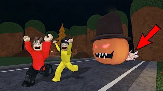 Yuta Dan Mio Masuk Ke Rumah Kepala Labu Bertemu Hantu Baby Celine Baik  ROBLOX [upl. by Dracir204]