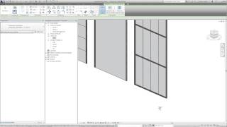 Revit Montantes Paneles y Rejillas en Muros Cortina [upl. by Ajna]