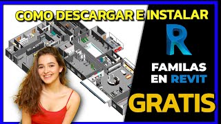 Como descargar e instalar familias de Autodesk Revit 202 Revit 2023 Revit 2021 Revit 2022 [upl. by Lorrimor547]