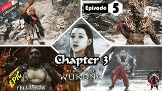 Black Myth WukongChapter3 Ep5 Action Packed Walkthrough [upl. by Kristin]