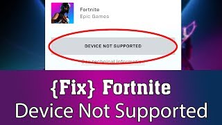 Fix Fortnite Device Not Supported  How to Play Fortnite in any Android Device [upl. by Malanie]