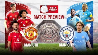 Manchester Derby Showdown United vs City in the Community Shield Clash [upl. by Tiloine]