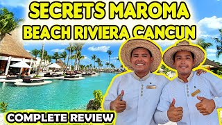 SECRETS MAROMA BEACH RIVIERA CANCUN Complete Review 🌊✨RIVIERA MAYA MEXICO [upl. by Ness]