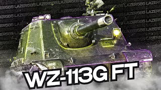 WZ113G FT Мощно рвёт в турнирах сгибает псевдо танки в рандоме  Tanks Blitz [upl. by Kleinstein]