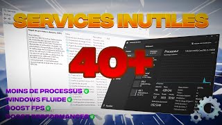 Désactive ces Services Windows pour de Meilleures PERFORMANCES 🚀 [upl. by Calabresi]