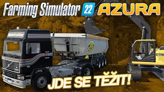 JDE SE TĚŽIT DO DOLŮ ANEB NOVÁ MAPA AZURA  Farming Simulator 22 Azura 01 [upl. by Ringo]