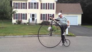 How to ride a Penny Farthing by Nate natel2046 [upl. by Nelav]