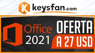 Oferta en Microsoft Office 2021  Licencia Vitalicia OEM y Único Pago  KeysFan [upl. by Yeltrab]