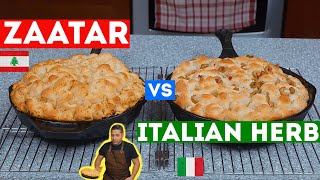 Lebanese Focaccia DESTROYS Italian bread [upl. by Kerk]