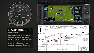 RNAVGPS Approach Tips LPV LNAVV and more  Sportys Instrument Flying Tips [upl. by Eiramacissej]