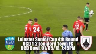 UCD v Longford Town FC Highlights 010518 LSC [upl. by Annaliese]