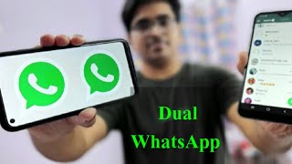 How TO INSTALL 2 WhatsApp in 1 ANDROID  Dual Messenger [upl. by Erdnaed]