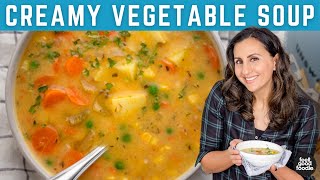 Creamy Vegetable Soup  Vegan amp DairyFree [upl. by Migeon926]