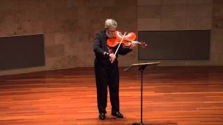 Don Ehrlich performs Ernst Kreneks quotSonata for Viola Solo Op 92 No 3quot [upl. by Tillford]