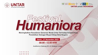 Seminar Humaniora 2023 Universitas Tarumanagara  Senin 27 November 2023 [upl. by Jeritah]