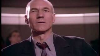 Star Trek TNG Picard speaks in alien language [upl. by Radmilla824]