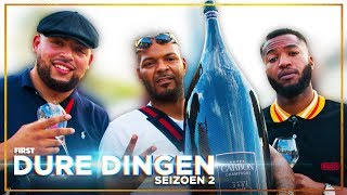 QUCEE JAYH en HEF drinken DUURSTE CHAMPAGNE OOIT DURE DINGEN  FIRST [upl. by Anyzratak57]