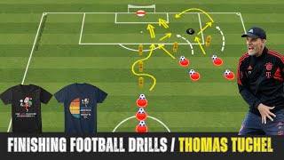 Finishing Football Drills  Thomas Tuchel [upl. by Tound122]