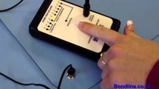 How To Use ESD Surface Resistance Checker  SRM1  Bondline [upl. by Ayekin]