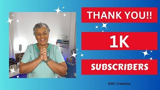 Thank You for the 1K Subscribers  Giveaway [upl. by Gladdie]