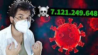 AGORA SIM CRIEI UM VIRUS QUE MATOU TODA A HUMANIDADE  Plague Inc [upl. by Surad798]