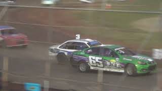 production sedans Aus title heat 35 part 3 Kingaroy speedway 17042022 [upl. by Chladek]