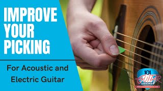 Improve your picking accuracy on the Guitar [upl. by Kelula]