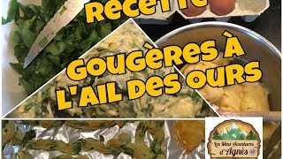 RECETTE  gougères ail des ours [upl. by Izaak]