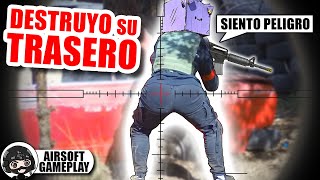 DESTRUYO TRASERO de NIMU IRL❗️ 😈 ▬ SUFRE MUCHO 😂 ▬ Yio Airsoft Vs NimuCh [upl. by Apfel572]