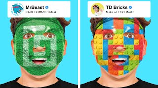 I Made Custom Face Masks For YouTubers [upl. by Aubert]