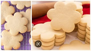 Easy Cut Out Sugar Cookies Recipe 3 Ingredient  Quick and Easy Holiday Cookies [upl. by Selina]