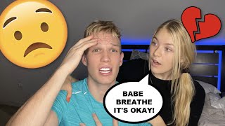 PANIC ATTACK PRANK ON GIRLFRIEND cute reaction [upl. by Otreblanauj404]