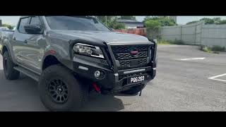 Nissan Frontier 2023 con suispension y accesorios Ironman 4x4 [upl. by Merola233]