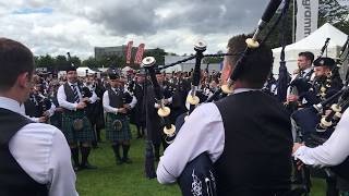 HD Inveraray amp District Pipers  Hector the Hero Medley Practice  Worlds 2017 [upl. by Kristof]