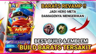 REVAMP BUILD BARATS TERSAKIT 2023 TERKUAT BARATS REVAMP GAMEPLAY TOP GLOBAL MOBILE LEGENDS [upl. by Weissmann]