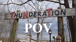 ThuNderaTion POV At Silver Dollar City Branson MO [upl. by Pevzner]