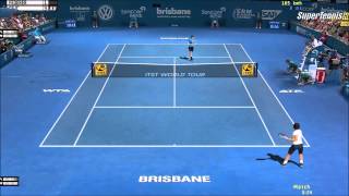 Tennis Elbow 2013 ITST Mod 116 Brisbane International Marin Cilic VS Roger Federer [upl. by Bricker210]