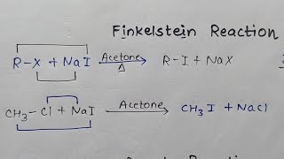 Trick to learn Finkelstein reaction All naming reaction Haloalkene and Haloarenes  cbse [upl. by Kelwin708]