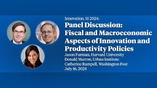 SI 2024 Innovation Panel Discussion quotFiscal and Macroeconomic Aspects of Innovation and [upl. by Frederiksen]