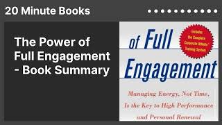 PNTV The Power of Full Engagement by Jim Loehr and Tony Schwartz 57 [upl. by Eeralav]