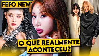 SAÍDA DA JESSI PROMOÇÕES DO GIDLE TURNÊ MUNDIAL DO ITZY LISA e RIHANNA E MAIS  FEFO NEWS [upl. by Enenstein]