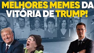 Clima de velório na GloboNews e chororô da esquerda os melhores memes da vitória de Trump [upl. by Daggna350]