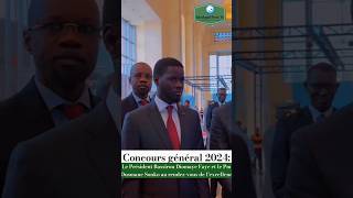 Concours général 2024 le Pdt Bassirou D Faye et le Pm Ousmane Sonko au RV de lexcellence senegal [upl. by Danae]