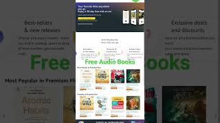 Free Audio Books link in comments youtubeshorts shortsfeed shorts books audiobook audible [upl. by Beacham]