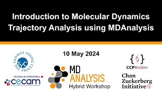 Intro to Molecular Dynamics Trajectory Analysis using MDAnalysis [upl. by Aggarwal]