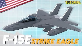 F15E Strike Eagle Fighter Jet  Plane Crazy  Tutorial [upl. by Zonnya592]