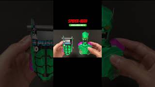 Green Goblin using soda cans💚♻️ homemade spiderman [upl. by Goulet5]